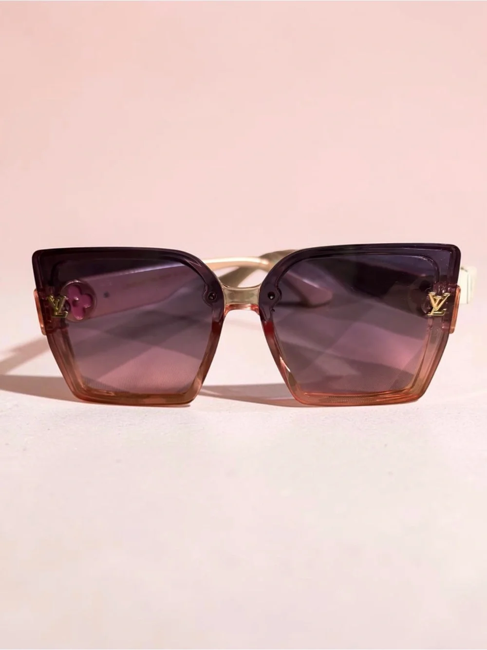 New Fun Sunglasses Pink Square